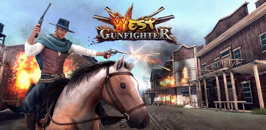 Background تحميل West Gunfighter 1.17 نسخة معدّلة – أسلحة وترقيات بدون حدود 