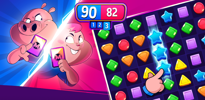 Background تنزيل Match Masters Mod APK 5.136 مجانًا [مهكر بأموال ومُعزّزات لا نهائية] 