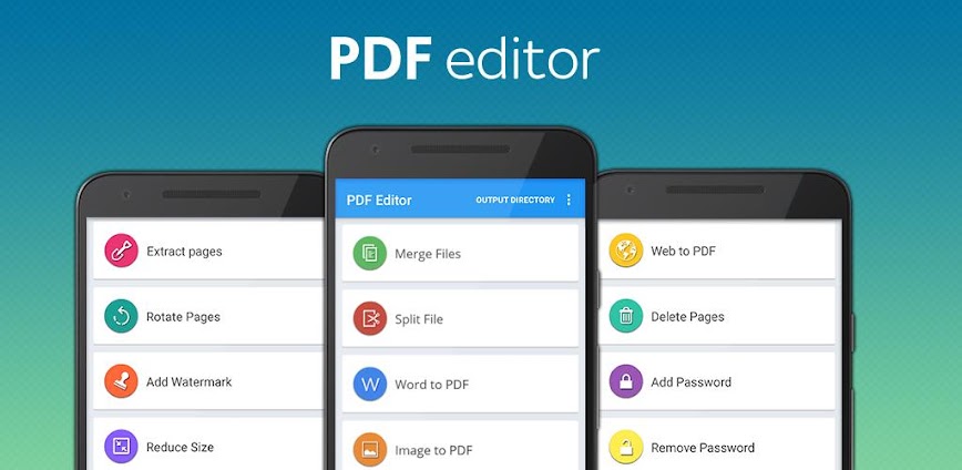 Background تحميل PDF Editor & Converter مهكر | أفضل تطبيق إدارة PDF كامل الميزات 
