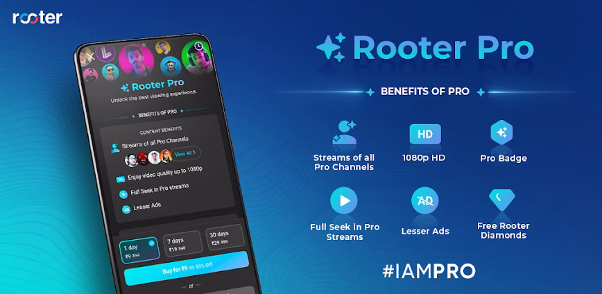 Background تحميل Rooter Mod APK 8.3.12 – عملات غير محدودة Unlimited Coins للبث والمكافآت 