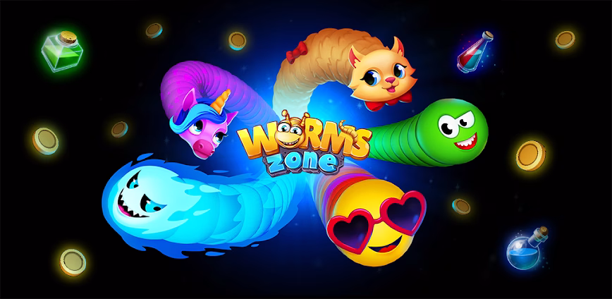 Background Worms Zone Mod Menu APK 6.12.1 – أموال غير محدودة ووضع عدم الموت لتجربة لعب مثالية