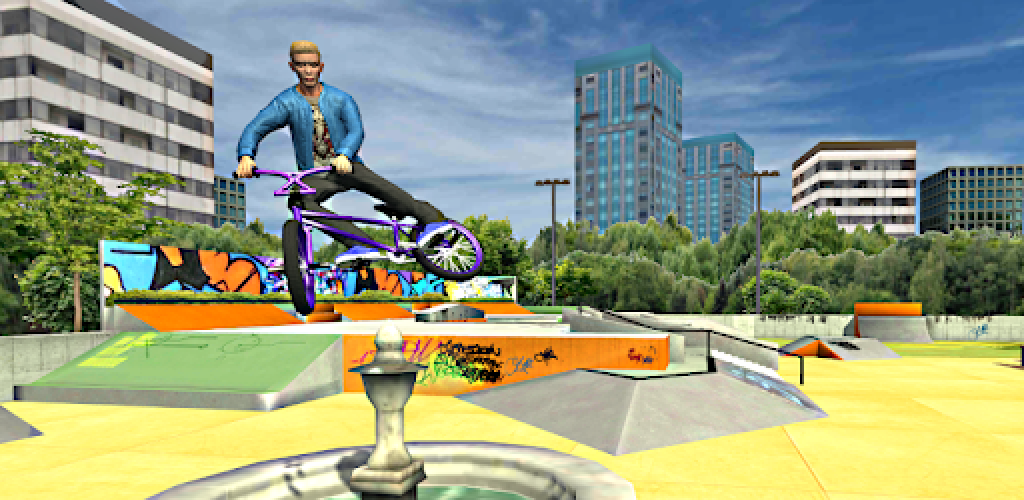 Background تحميل BMX FE3D 2 APK آخر إصدار – لعبة ركوب الدراجات والفريستايل ثلاثية الأبعاد 