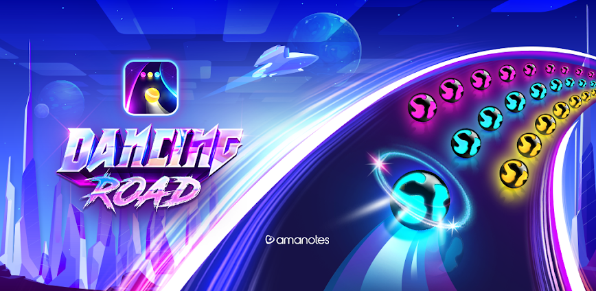 Background ارقص على إيقاع الموسيقى: اكتشف تجربة Dancing Road بدون إعلانات مزعجة! 