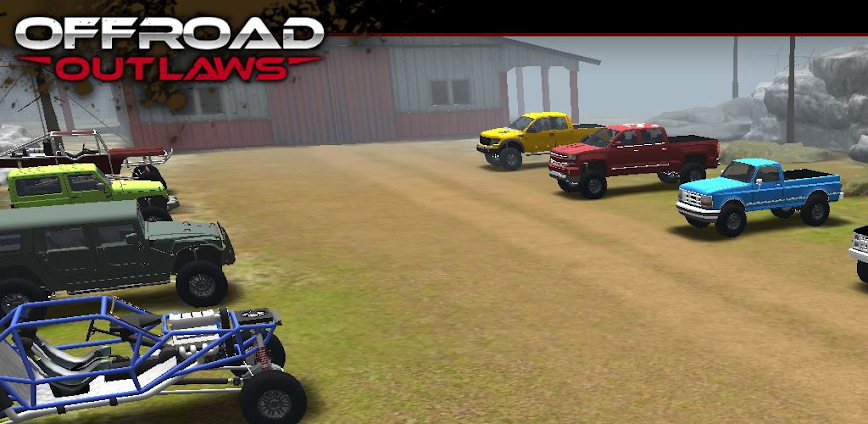 Background Offroad Outlaws: عالم المغامرات الوعرة المفتوح لمحبي التحدي والقيادة 
