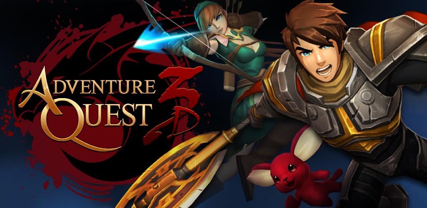 Background AdventureQuest 3D Mod APK: تحميل الإصدار الأخير (1.146.5) بمال وسرعة غير محدودين