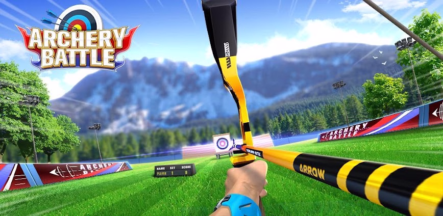 Background Archery Battle 3D Mod APK 1.3.18: سيطر على ساحات القتال بأسهم لا نهائية! 