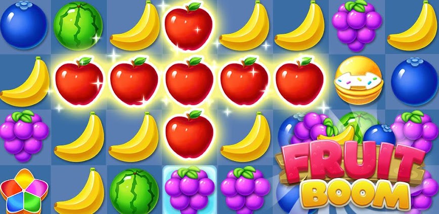 Background تحميل Fruit Boom Mod APK 5.0.5097: متعة الألغاز مع الفواكه الطازجة (أموال غير محدودة)
