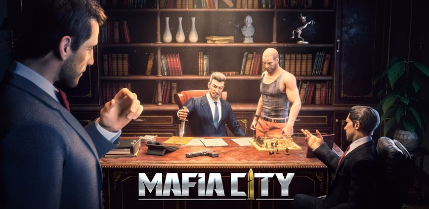 Background اصعد إلى القمة: سيطر على المدينة مع لعبة Mafia City MOD APK بذهب ومال لا نهائي! 